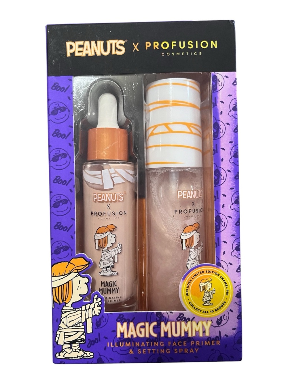 Peanuts x Profusion Magic Mummy Illuminating Face Primer & Setting Moisture Set
